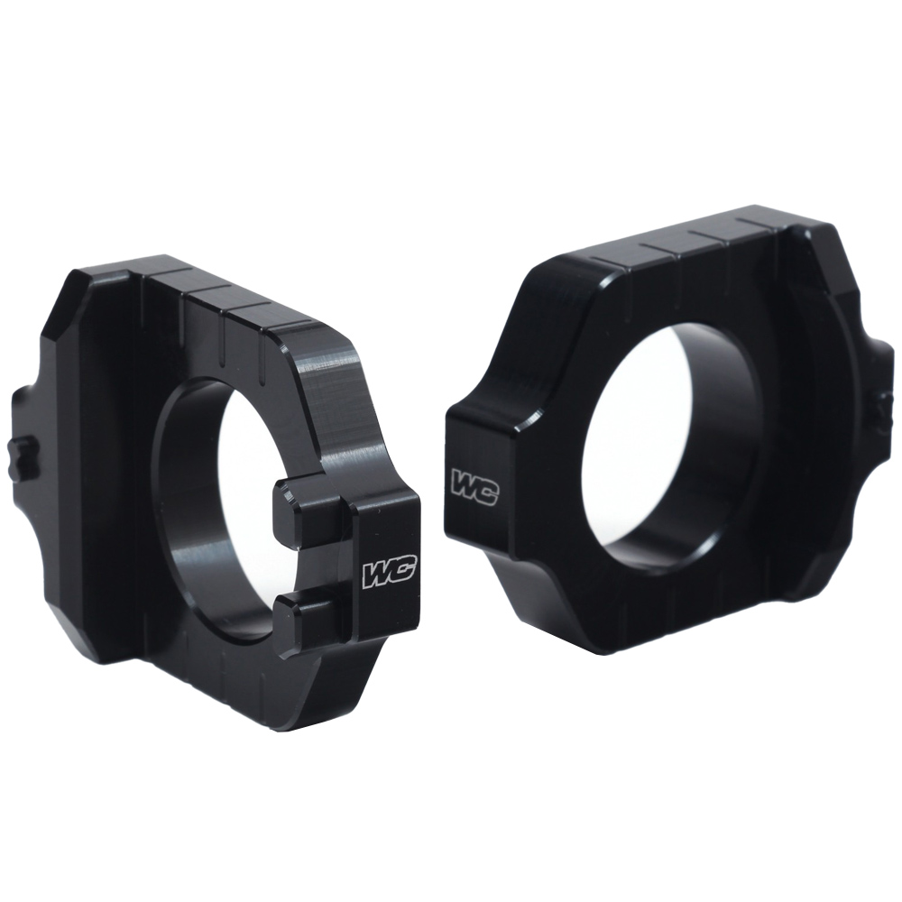 AXLE BLOCK KIT ELITE KAWASAKI/SUZUKI KX125 03-05, KX250 03-07, KX250F 04-25, KX450F 06-25, RMZ 250/450 04-25 BLACK